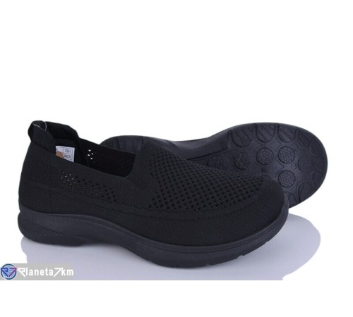 Кросівки жіночі на літо (8 пар р.36-41) чорний  "IZY"