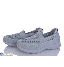 Кросівки жіночі на літо (8 пар р.36-41) сірий  "IZY"