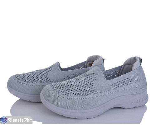 Кросівки жіночі на літо (8 пар р.36-41) сірий  "IZY"