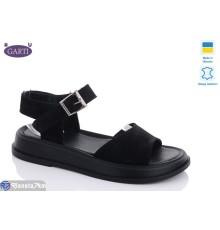 Босоніжки жіночі на літо (6 пар р.36-40) чорний  "Garti"