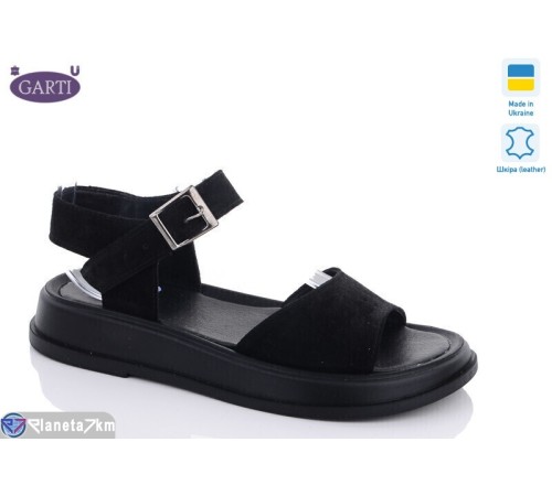 Босоніжки жіночі на літо (6 пар р.36-40) чорний  "Garti"