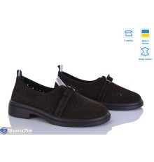 Туфлі жіночі на літо (6 пар р.36-40) коричневий  "Linda"