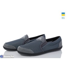 Сліпони чоловічі на літо (6 пар р.41-45) сірий  "OLLA"