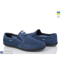 Сліпони чоловічі на літо (8 пар р.41-45) синій  "OLLA"