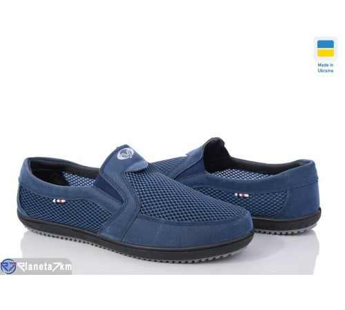Сліпони чоловічі на літо (8 пар р.41-45) синій  "OLLA"