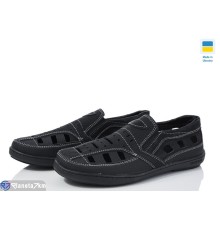 Туфлі чоловічі на літо (8 пар р.40-45) чорний  "OLLA"