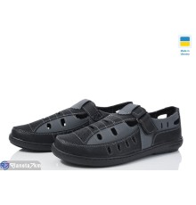 Туфлі чоловічі на літо (8 пар р.40-45) чорний  "OLLA"