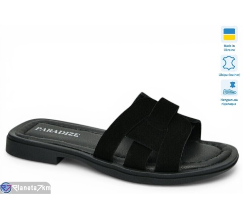 Шлепки жіночі на літо (6 пар р.36-40) чорний  "TIMUS-OPT"