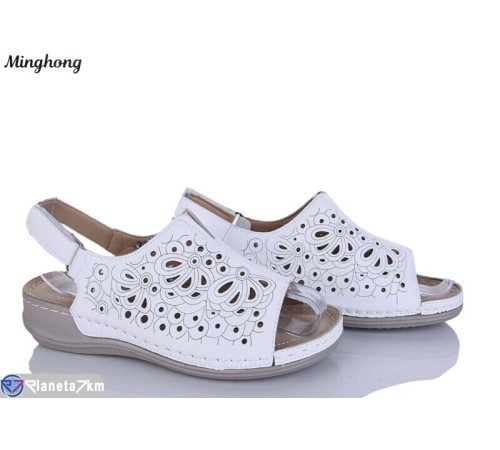 Босоніжки жіночі на літо (8 пар р.37-42) білий  "HORSE"