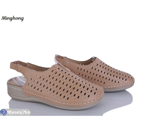 Босоніжки жіночі на літо (8 пар р.37-42) коричневий  "HORSE"