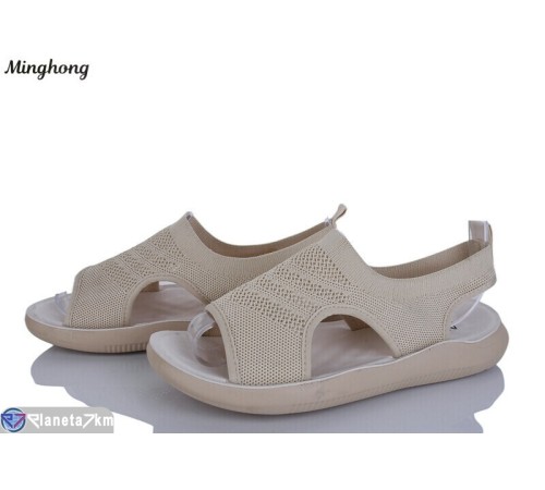 Босоніжки жіночі на літо (8 пар р.36-41) бежевий  "HORSE"