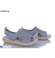 Босоніжки жіночі на літо (8 пар р.36-41) сірий  "HORSE"