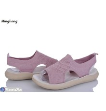 Босоніжки жіночі на літо (8 пар р.36-41) рожевий  "HORSE"