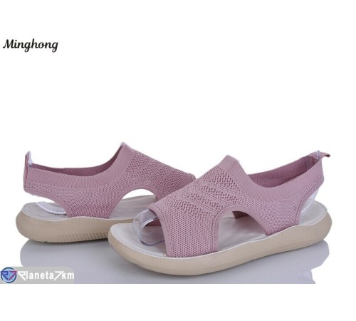 Босоніжки жіночі на літо (8 пар р.36-41) рожевий  "HORSE"