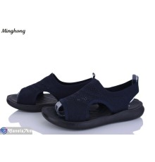 Босоніжки жіночі на літо (8 пар р.36-41) синій  "HORSE"