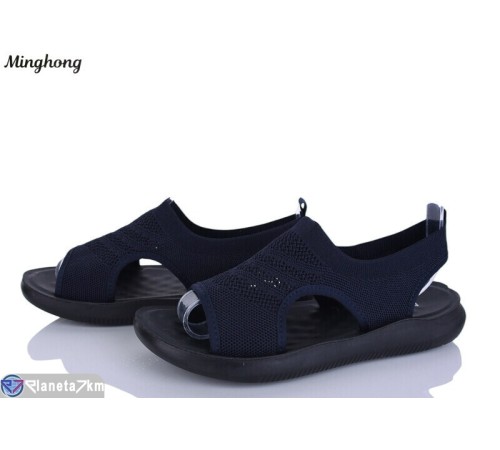 Босоніжки жіночі на літо (8 пар р.36-41) синій  "HORSE"