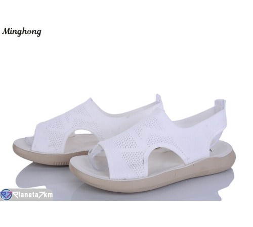 Босоніжки жіночі на літо (8 пар р.36-41) білий  "HORSE"