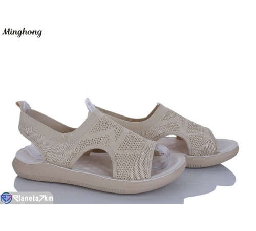 Босоніжки жіночі на літо (8 пар р.36-41) бежевий  "HORSE"