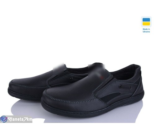 Туфлі чоловічі на весну/осінь (8 пар р.40-45) чорний  "OLLA"