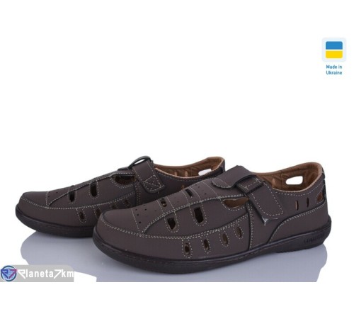 Туфлі чоловічі на літо (8 пар р.40-45) коричневий  "OLLA"