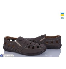 Туфлі чоловічі на літо (8 пар р.40-45) коричневий  "OLLA"