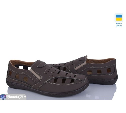 Туфлі чоловічі на літо (8 пар р.40-45) коричневий  "OLLA"