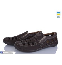 Туфлі чоловічі на літо (8 пар р.40-45) коричневий  "OLLA"