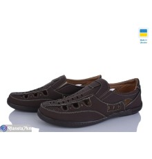 Туфлі чоловічі на літо (8 пар р.40-45) коричневий  "OLLA"