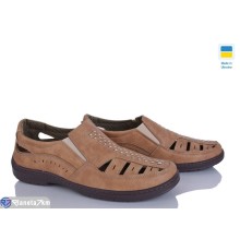 Туфлі чоловічі на літо (8 пар р.40-45) бежевий  "OLLA"