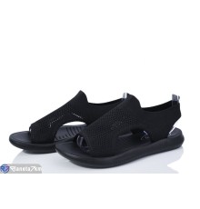 Босоніжки жіночі на літо (8 пар р.36-41) чорний  "Normashoes"