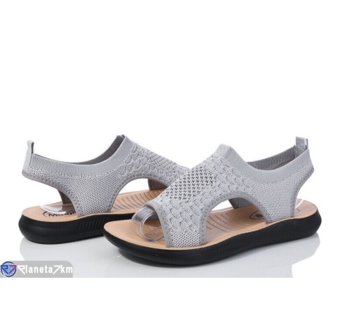 Босоніжки жіночі на літо (8 пар р.36-41) сірий  "Normashoes"