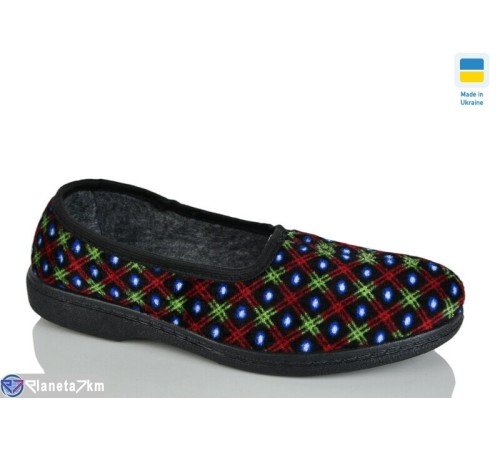 Тапки жіночі на весну/осінь (7 пар р.36-42) чорний  "Korka"