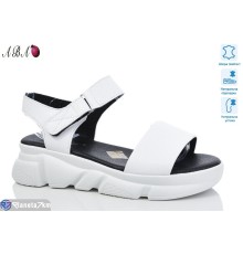 Босоніжки жіночі на літо (8 пар р.36-41) білий  "Aba"