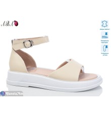 Босоніжки жіночі на літо (8 пар р.36-41) бежевий  "Aba"