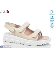 Босоніжки жіночі на літо (8 пар р.36-41) бежевий  "Aba"