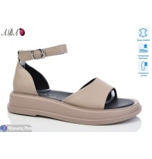 Босоніжки жіночі на літо (8 пар р.36-41) коричневий  "Aba"