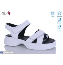 Босоніжки жіночі на літо (8 пар р.36-41) білий  "Aba"