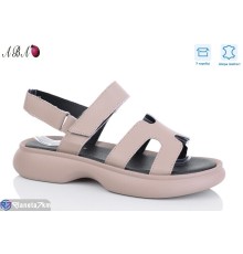 Босоніжки жіночі на літо (8 пар р.36-41) коричневий  "Aba"