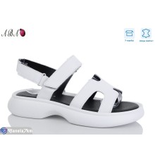 Босоніжки жіночі на літо (8 пар р.36-41) білий  "Aba"