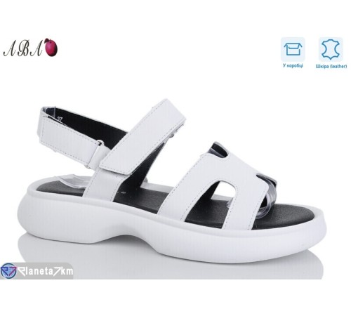 Босоніжки жіночі на літо (8 пар р.36-41) білий  "Aba"