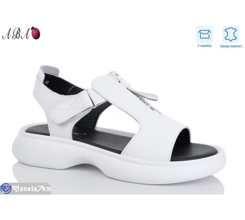 Босоніжки жіночі на літо (8 пар р.36-41) білий  "Aba"