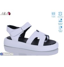 Босоніжки жіночі на літо (8 пар р.36-41) білий  "Aba"