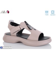 Босоніжки жіночі на літо (8 пар р.36-41) бежевий  "Aba"