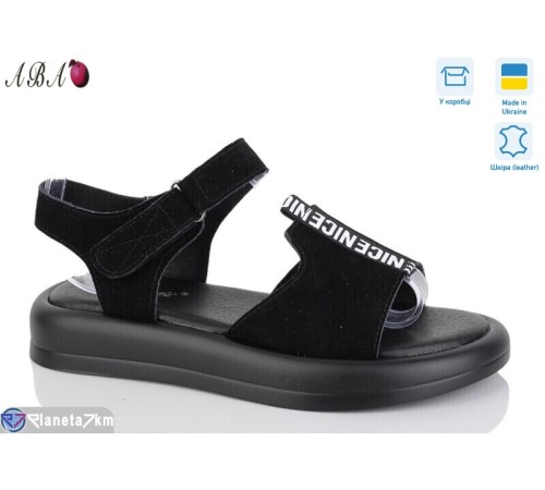 Босоніжки жіночі на літо (8 пар р.36-41) чорний  "Aba"