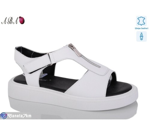 Босоніжки жіночі на літо (8 пар р.36-41) білий  "Aba"