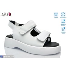 Босоніжки жіночі на літо (8 пар р.36-41) білий  "Aba"