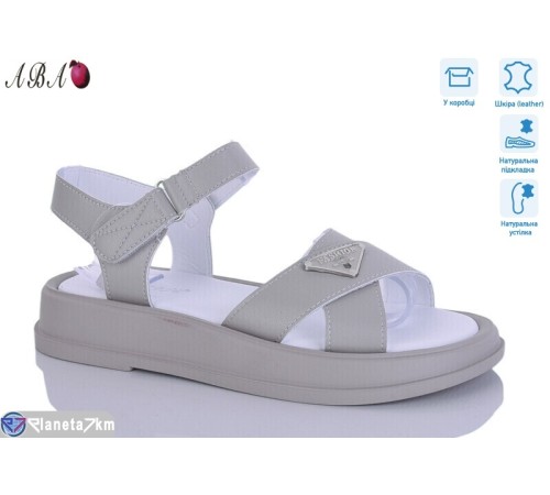 Босоніжки жіночі на літо (8 пар р.36-41) сірий  "Aba"
