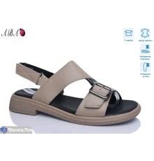 Босоніжки жіночі на літо (8 пар р.36-41) бежевий  "Aba"