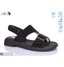 Босоніжки жіночі на літо (8 пар р.36-41) коричневий  "Aba"