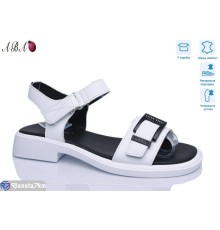 Босоніжки жіночі на літо (8 пар р.36-41) білий  "Aba"